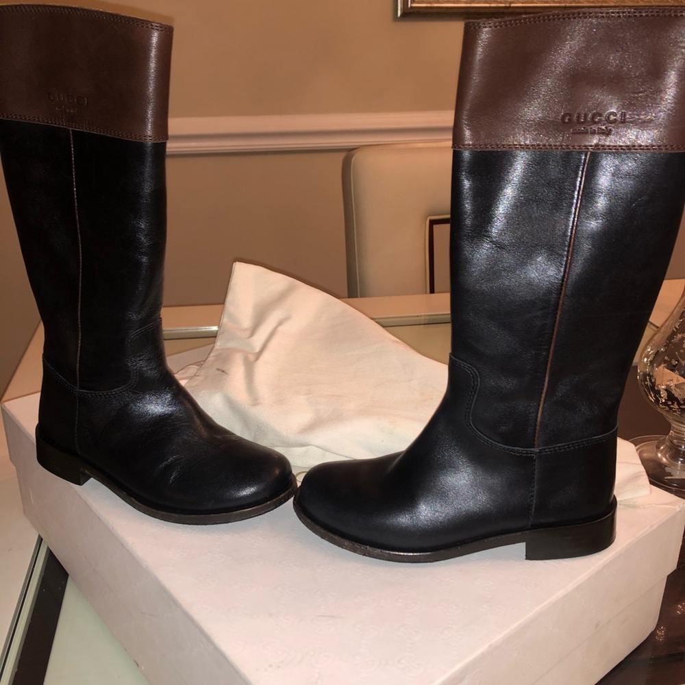 GIRLS GUCCI RIDER BOOTS🚫SOLD - Picture 4 of 5